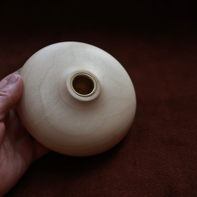 GØLAE candleholder / Maple / Large