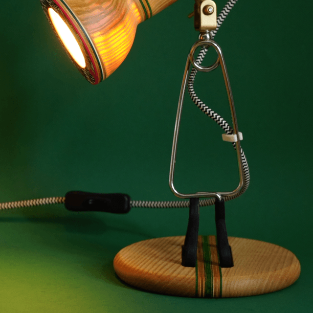 PRÅNAR Clip-on Spotlight with base