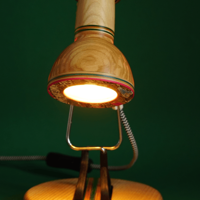 PRÅNAR Clip-on Spotlight with base