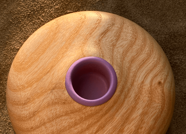 GØLAE Candleholder Lillac // ash // Medium